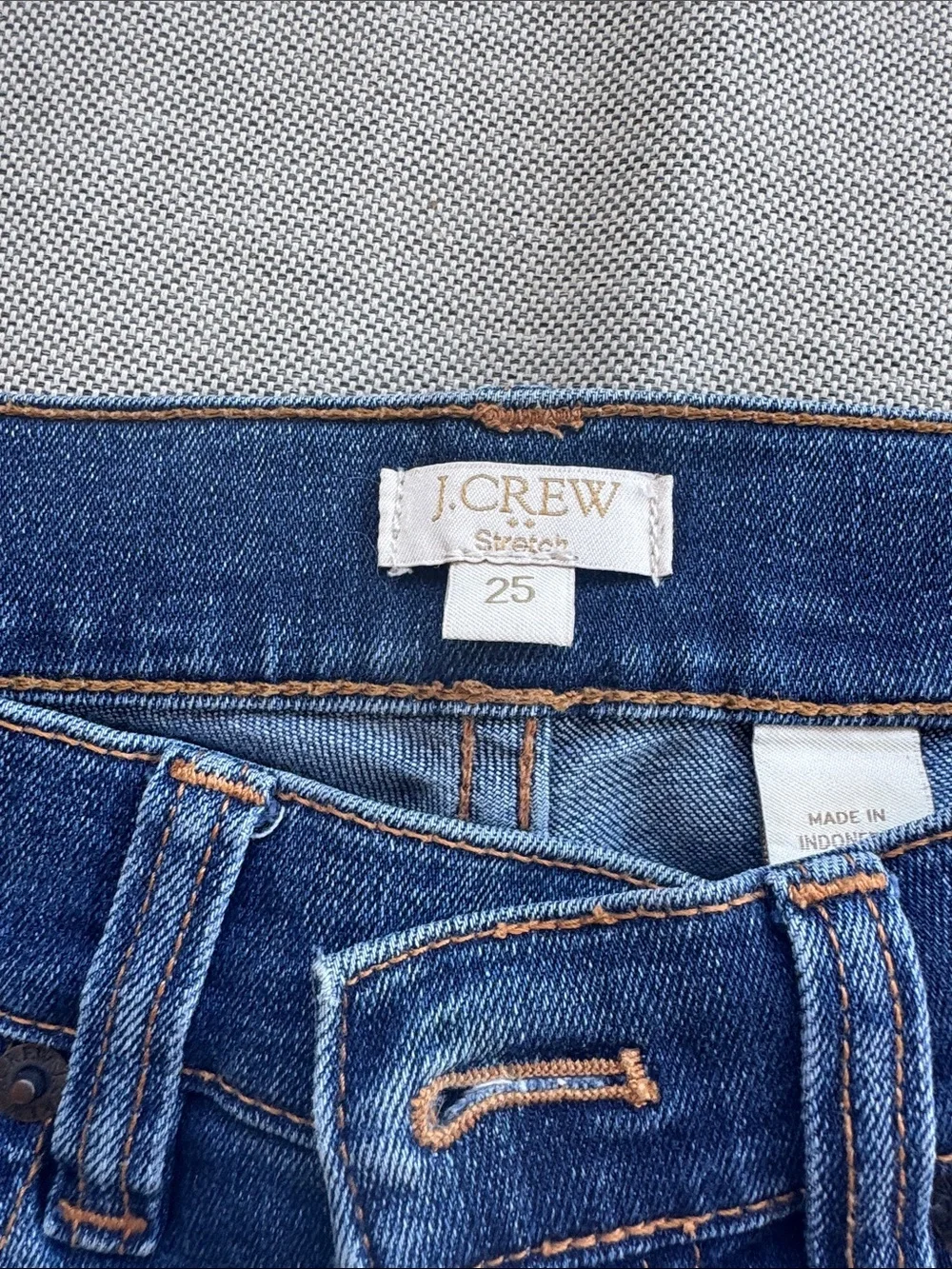 J. Crew Women’s Slim Straight Dark Blue Jeans